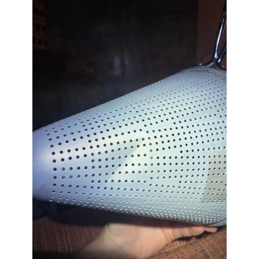 Vintage Aluminum Chinois Conical Strainer with Chrome Wire Tripod Stand Silver - Picture 3 of 4